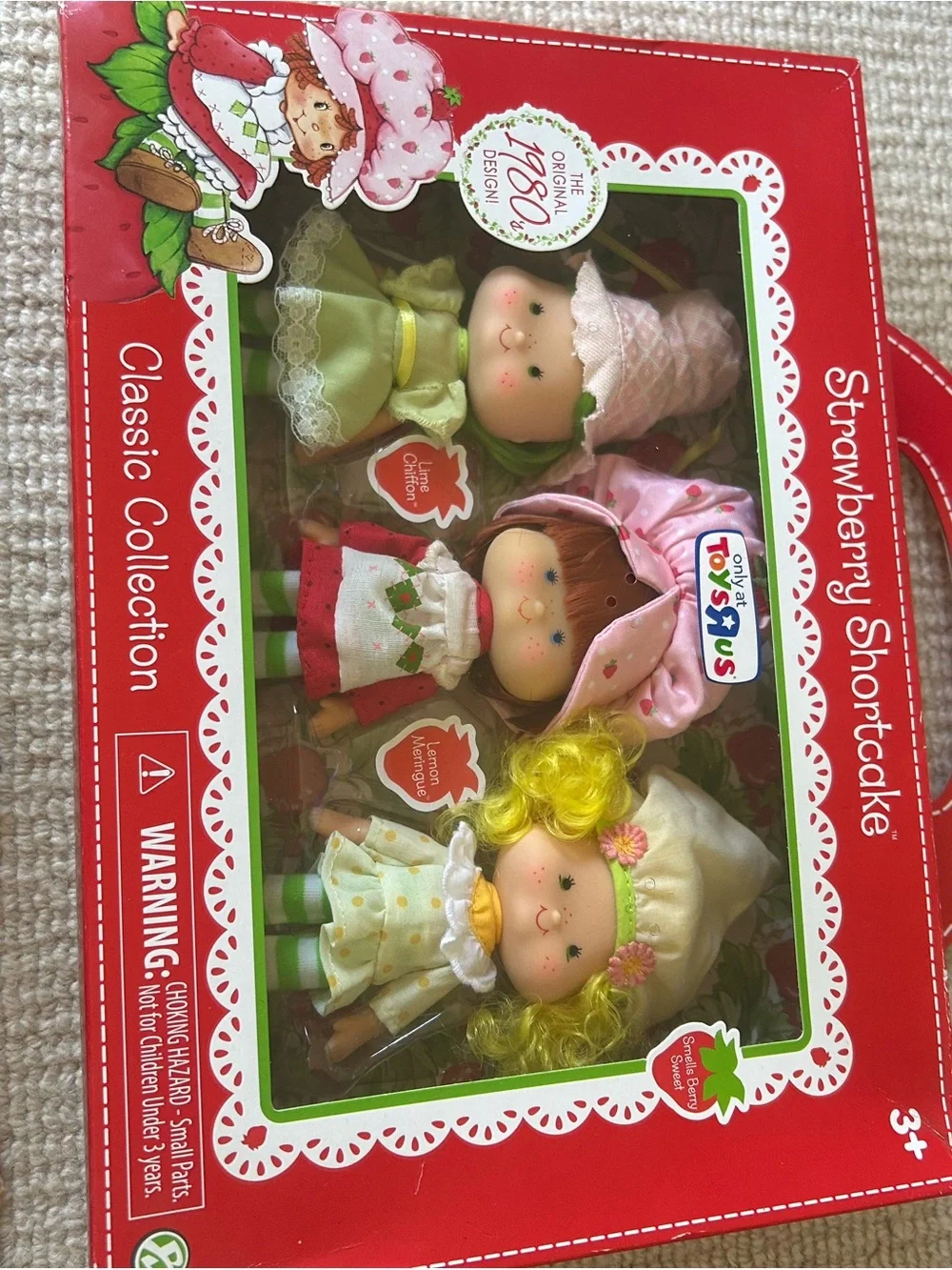 Vintage Classic Collection Dolls - Red, Pink, Yellow